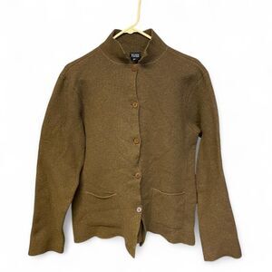Eileen Fisher Brown Sweater Jacket